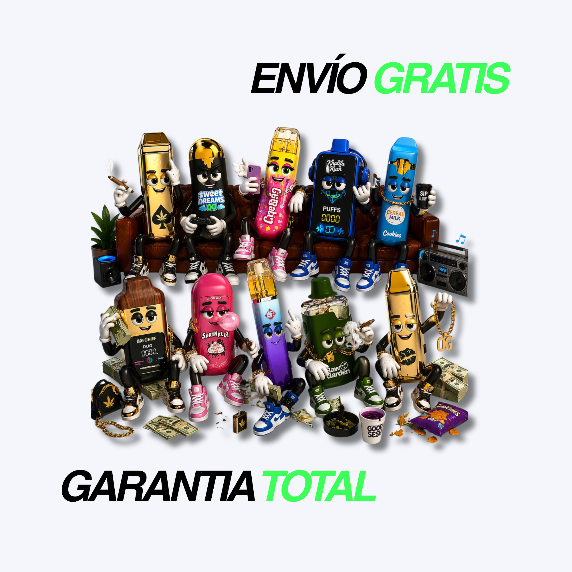 ¡Pack de 10 mixtas con seguro!
